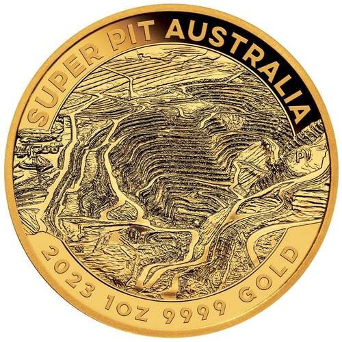 1 Unze Gold Australien Super Pit 2023 Vorderseite