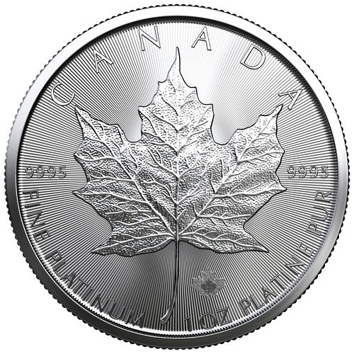 1 Unze Platin Maple Leaf 2023