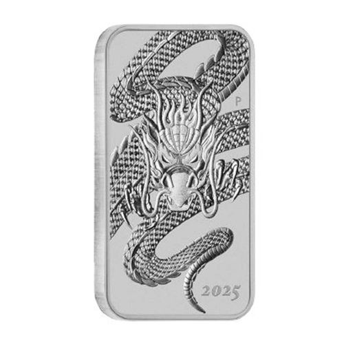 1 Unze Silber Münzbarren Rectangular Dragon 2025