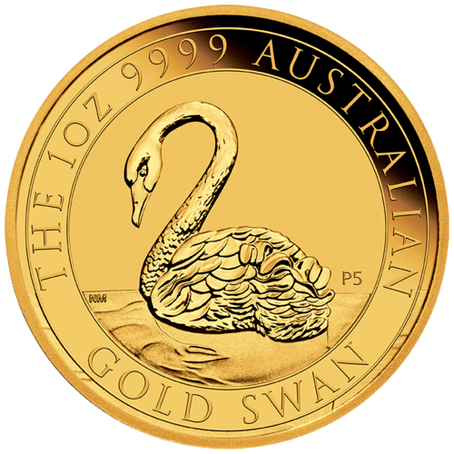 Australian Swan 2021 gold coin