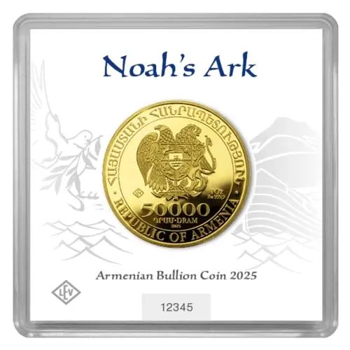 1 unze gold arche noah 2025 sicherheitskapsel