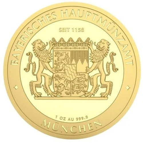 1 Unze Gold Bayern Thaler 2026 Wertseite