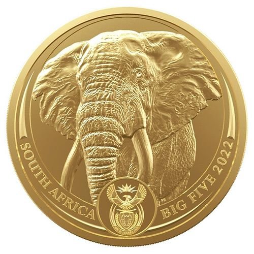 1 oz Gold The Big Five Elefant 2023