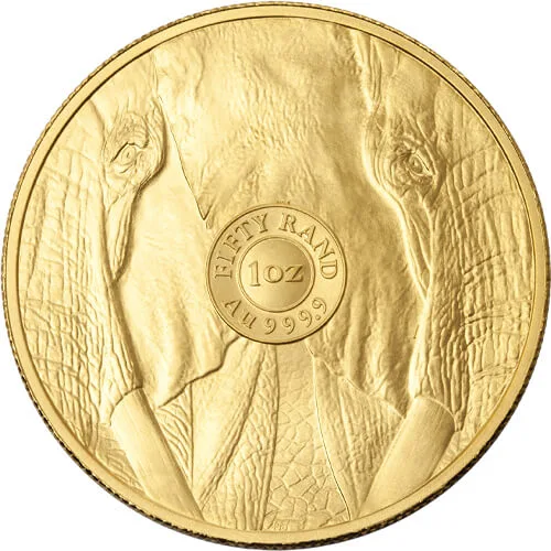 1 unze gold big five elefant 2025 rueckseite