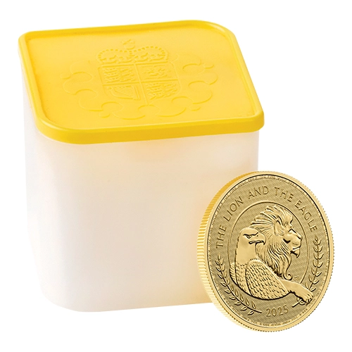 1 unze gold british lion and american eagle 2025 Box