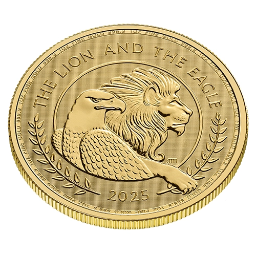 1 unze gold british lion and american eagle 2025