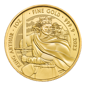 1 Unze Gold Mythen und Legenden King Arthur 2023