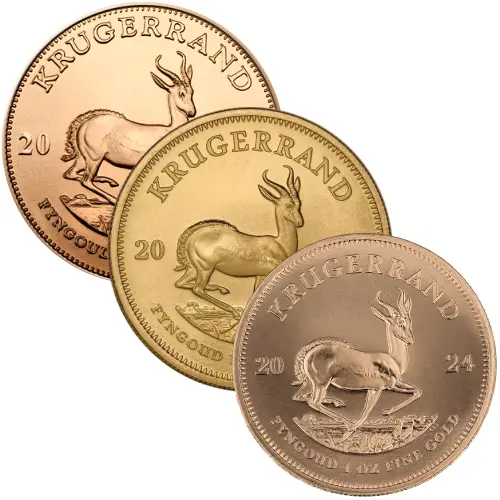 1 Unze Gold Krügerrand diverse Jahrgänge