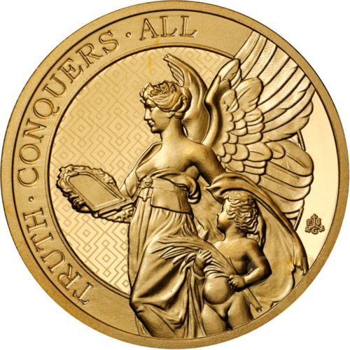 1 Unze Gold The Queen´s Virtues Truth 2022