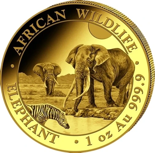1 Unze Gold Somalia Elefant 2026