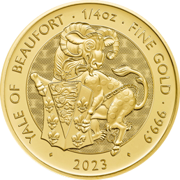 1 oz Gold Royal Tudor Beasts - Yale of Beaufort 2023