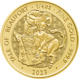 1 Unze Gold The Royal Tudor Beasts - The Yale of Beaufort 2023