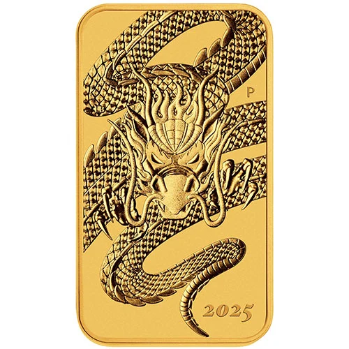 1 Unze Gold Münzbarren Rectangular Dragon 2025 1 Unze Gold Münzbarren Rectangular Dragon 2025