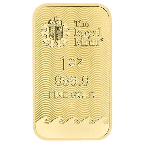 1 Unze Goldbarren Britannia Royal Mint NEU