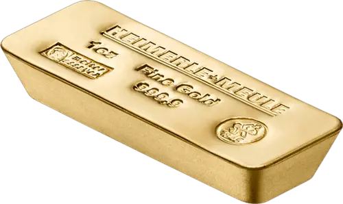 1 unze goldbarren sargform heimerle und meule