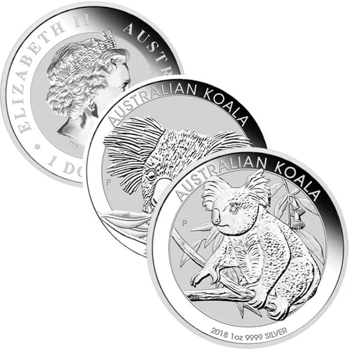 Sammelbild 1 unze silber australian Koala