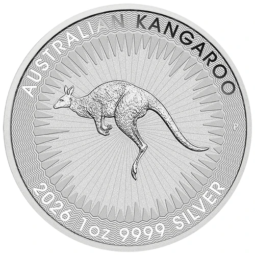 1 Unze Silber Australien Känguru 2026 Motiv