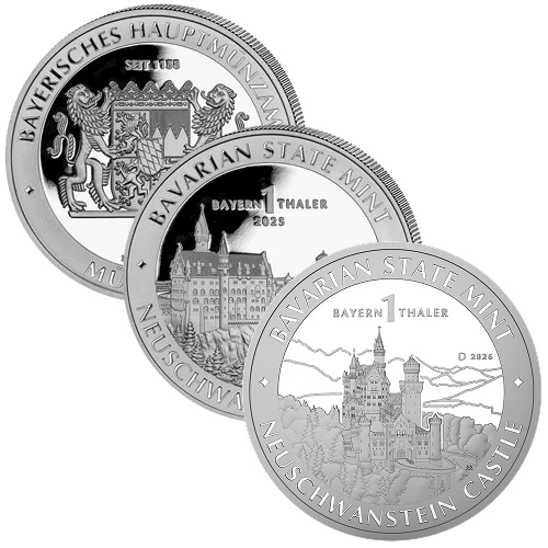 1 Unze Silber Bayern Thaler Sammelbild
