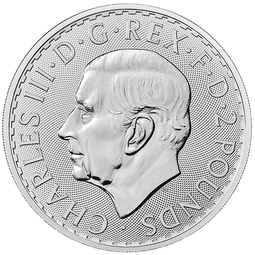 1 Unze Silber Britannia 2023 Charles III.