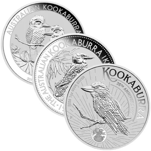 1 Unze Silber Kookaburra diverse Jahrgänge