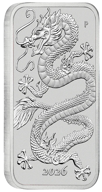 1 Unze Silber Münzbarren Rectangular Dragon 2026