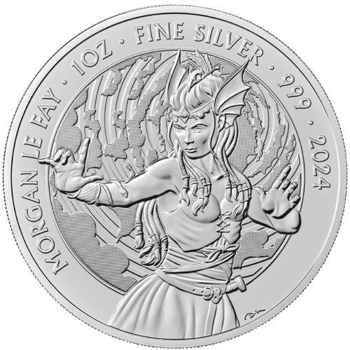 1 Unze Silber Mythen und Legenden Merlin 2024 Vorderseite