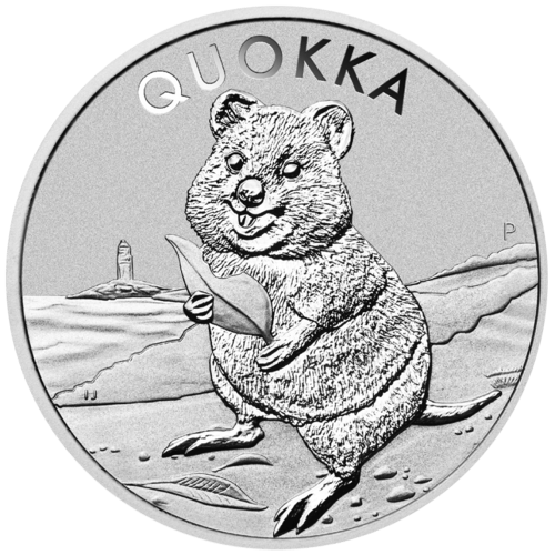 Vorderseite der 1 Unze Silber Quokka 2020 von Hersteller Perth Mint