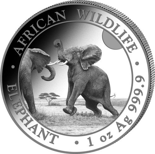 1 Unze Silber Somalia Elefant 2024