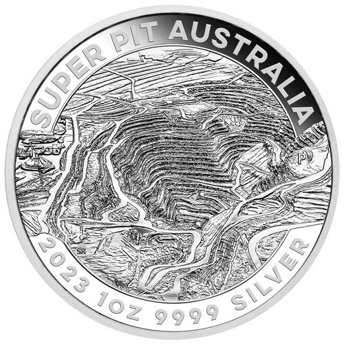 1 Unze Silber Australien Super Pit 2023 Vorderseite