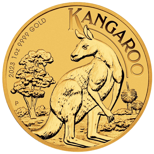 1 Unze Gold Australien Känguru 2023