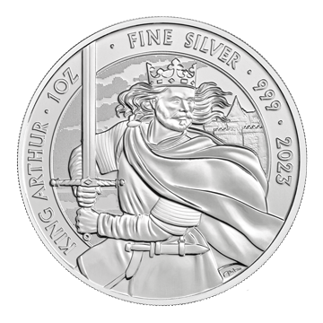 1 Unze Silber Mythen und Legenden King Arthur 2023