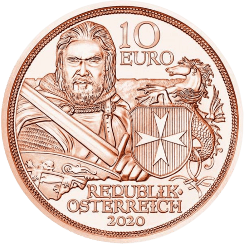 15 g Kupfermünze Münze Österreich Standhaftigkeit 2020 999er Feinkupfer Vorderseite