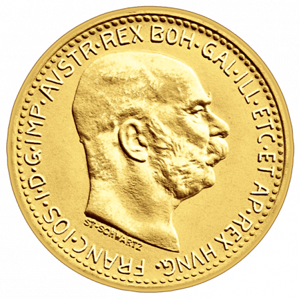 3,04 g Gold Österreich 10 Kronen 1912 prägefrische Nachprägung