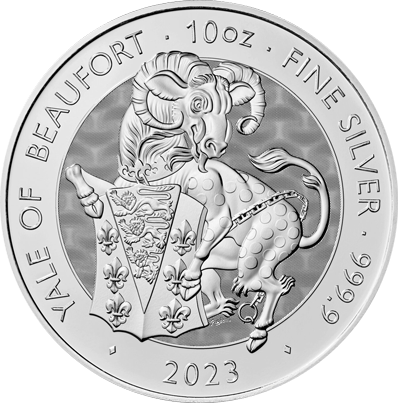 1 oz Silber Royal Tudor Beasts - The Yale of Beaufort 2023