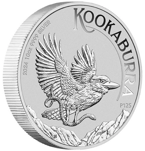 10 Unzen Silber Kookaburra 2024 Perth Mint
