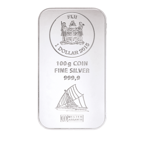 100 g Silber Argor Heraeus Fiji Islands Münzbarren von Hersteller Argor-Heraeus