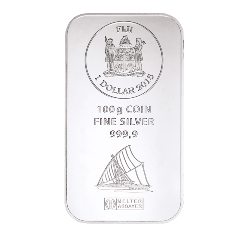 100 g Silber Argor Heraeus Fiji Islands Münzbarren von Hersteller Argor-Heraeus