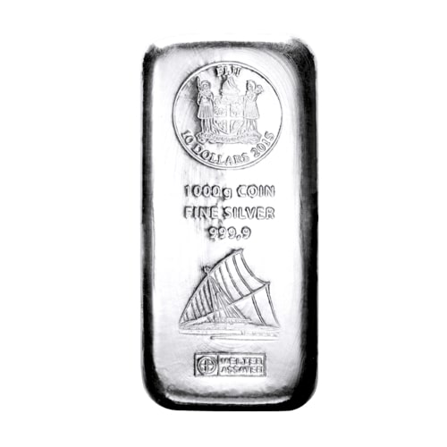 1 kg Silber Argor Heraeus Fiji Islands Münzbarren von Hersteller Argor-Heraeus