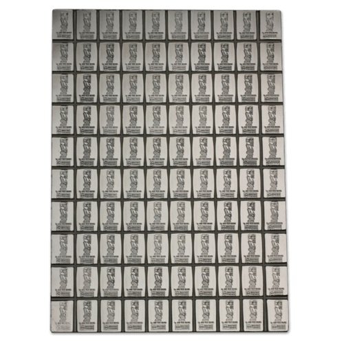100 x 1g Combicoin Silber-Münztafel | Combicoin Silber-Münztafel 100x1g