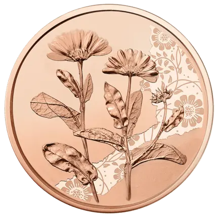15 g Kupfer Ringelblume 2022