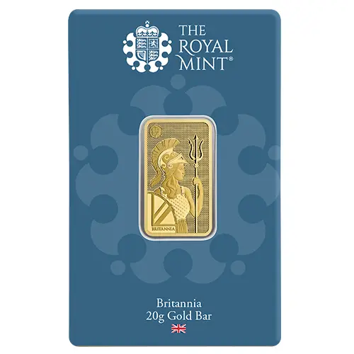 20 g Goldbarren Britannia Royal Mint NEU
