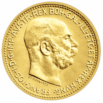 6,09 g Gold Österreich 20 Kronen 1912 prägefrische Nachprägung