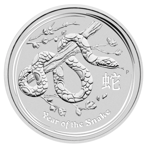 Vorderseite Silbermünze 1kg Australien Lunar 2013 Schlange von Hersteller The Perth Mint Australia 