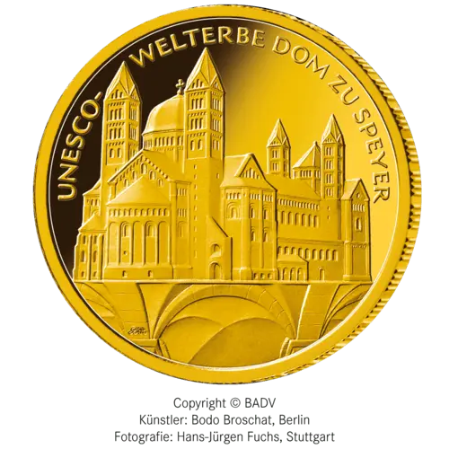 Vorderseite UNESCO Welterbe- Dom zu Speyer