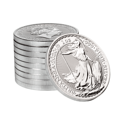 1 Unze Silber Britannia Diverse Jahrg nge GoldSilberShop de