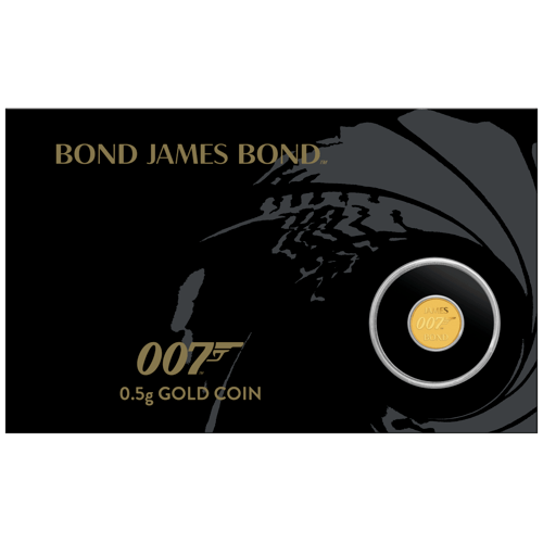  Verpackung 0,5 g Gold 007 James Bond 2020 