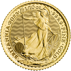 Gold Britannia 2023 1/10 Unze 