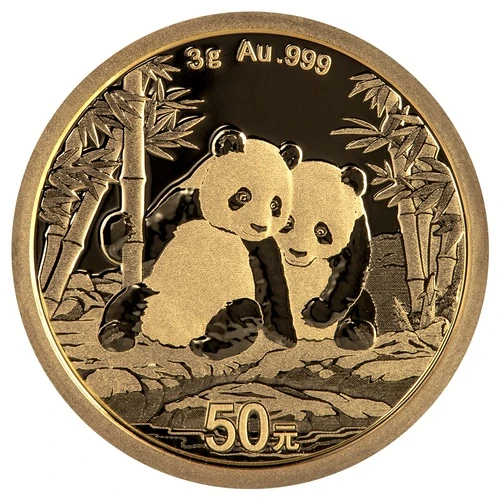 3 g Gold China Panda 2026