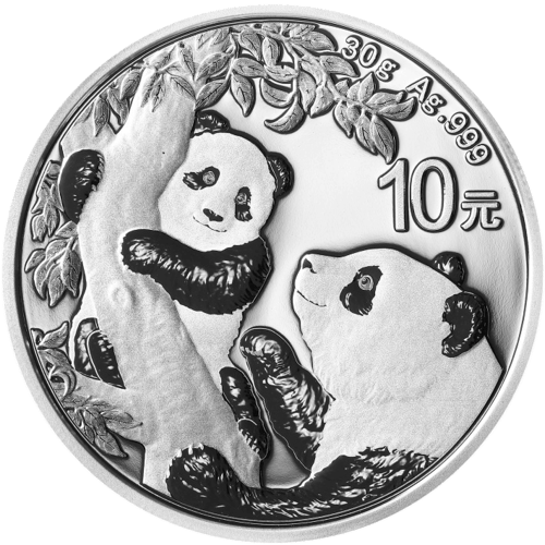 30 g Silber China Panda 2021 Motiv