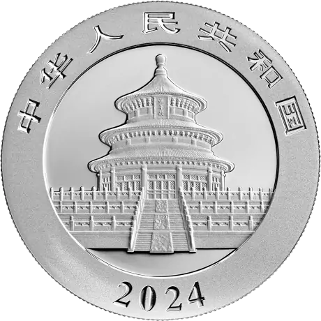 30 g China Panda Silbermünze 2024